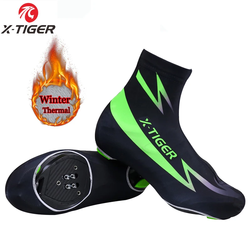 

X-TIGER Cycling Shoe Cover Winter Keep Warm Shoe Covers 6 Colors Bicycle Overshoes MTB Bike Road Ciclismo Boot Cover