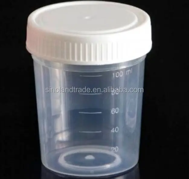 30ml ml 60 40ml 100ml 120ml descartável estéril recipientes de urina e fezes/copo do espécime