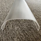 Extruded Polycarbonate linear cover for Led lamp shade
