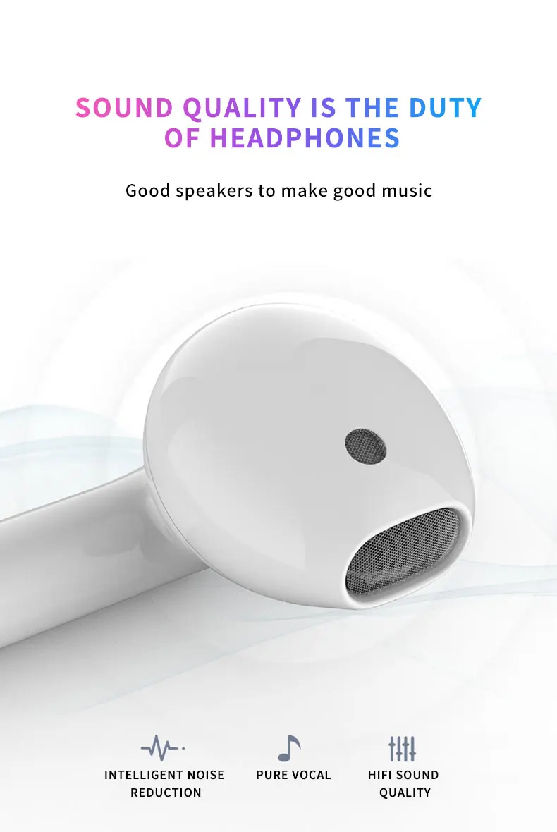 i100 Tws Waterproof Sensor Tap Touch control Casque Bluetooth 5.0 Wireless Earphone Support Wireless Charging - ANKUX.COM