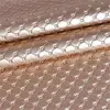 Fashion Fancy shining metallic pu Synthetic leather Stiff Fancy Leather Upholstery Sofa Fabric Material For Bedside Backdrop
