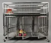 Best cheap stainless steel dog cage with dog run wholesale, Double door dog run