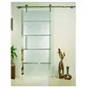 Frameless Large Interior Glass Sliding Shower Barn Doors (KT9002)