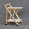 New economic high quality folding wooden hand trolleys from China