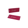 Foldable fashion hang tags for lace wigs and clothing