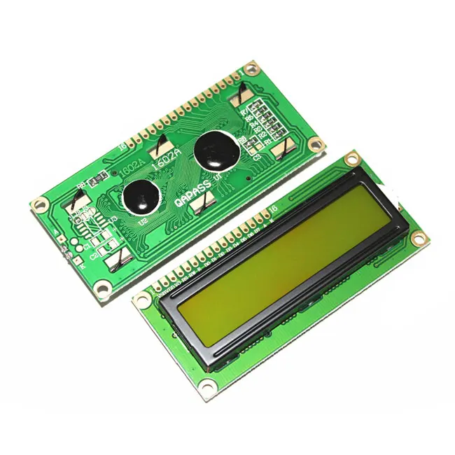 带背光 lcd 显示的 lcd1602a-5v 绿色屏幕黑色字体