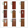 Manufacture double solid wood door design colonial