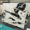 Newstar hot selling panda white marble stone ceramic floor tile 60x60 for indoor tile