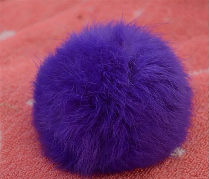 かわいいリアルウサギの毛皮のポンポンpomsボール用ファッションアクセサリー仕入れ・メーカー・工場