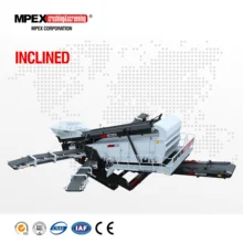 MPEX portable mobile screening plant for sale, durable tracked aggregates screener
