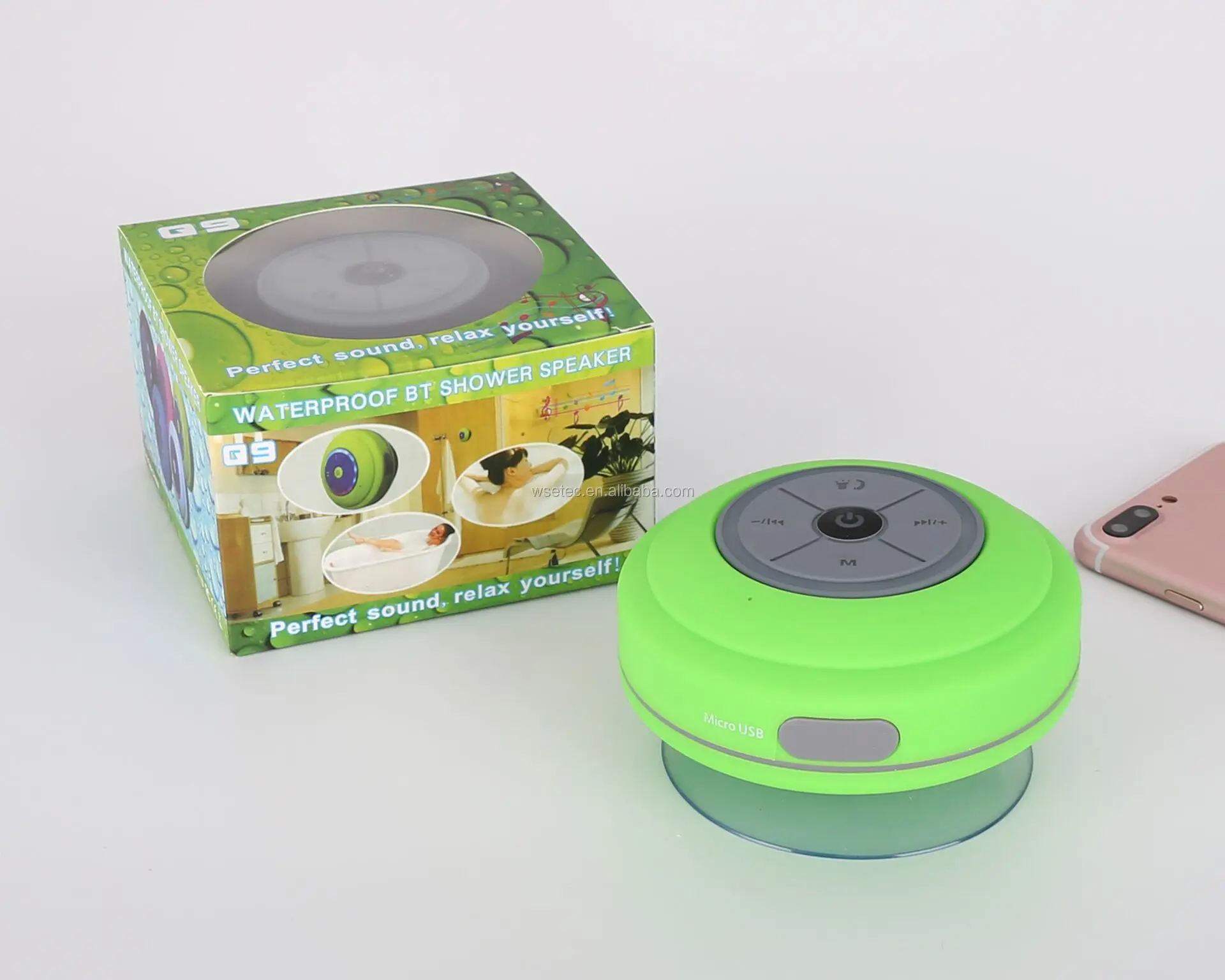 WS-Q9 Waterproof Wireless Vehicle-mounted Subwoofer Sound Wireless Speaker - ANKUX.COM