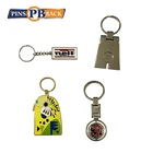 New style modern cheap custom made name beautiful medal keychains