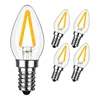 C7 E12 LED 2W 15W Incandescent Candle Bulb Equivalent 2700K Warm White