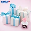 Yama factory customized self adhesive satin packing bows wrapping bags/boxes/bow ties gift ribbon bows