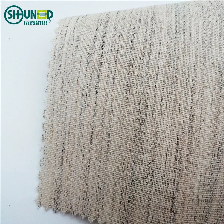 High Quality Hair Interlining Canvas Fabric for Overcoat Uniform