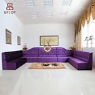 (SP-KS370) Modern luxury home furniture lazy boy recliner fabric u shape sectional sofa