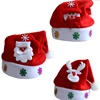Wholesale Child Christmas Hats Santa Claus Snowman Reindeer Hat For Kids Christmas Decoration