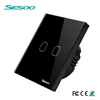 Sesoo Automation Smart Home Bathroom Waterproof Interruptor Glass Touch Screen Controllote Wall Switch