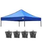 Royal Blue Tent Top Fabric Garage Top Only without sidewalls