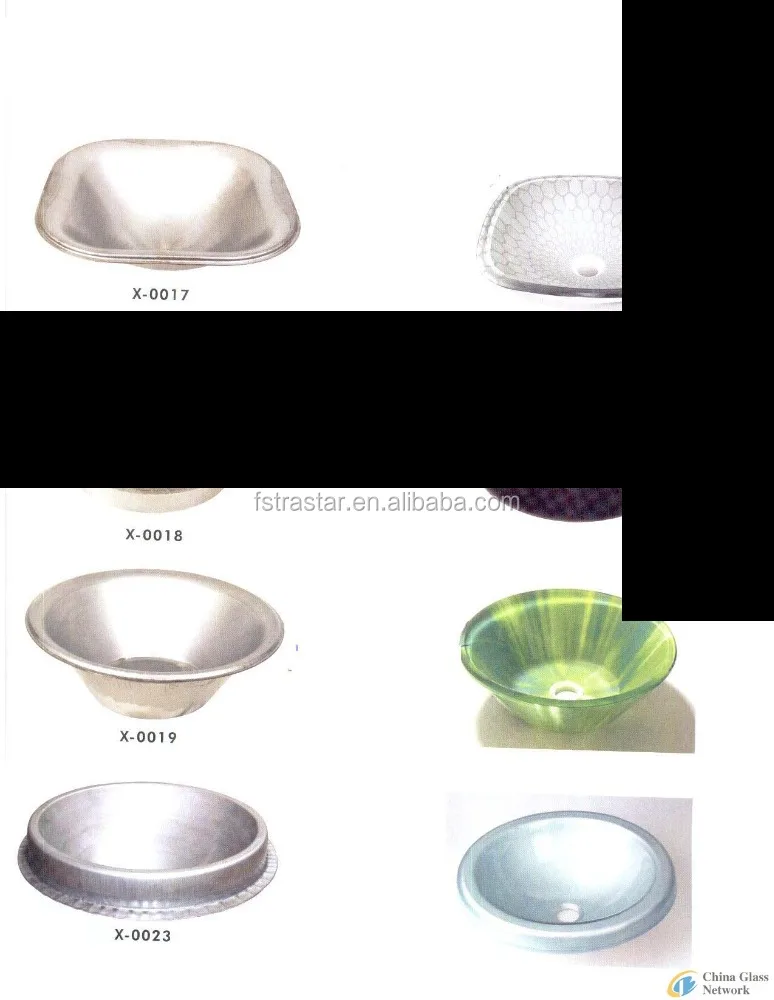 artistic glass wash basin mold glass plate mould glass ceramic