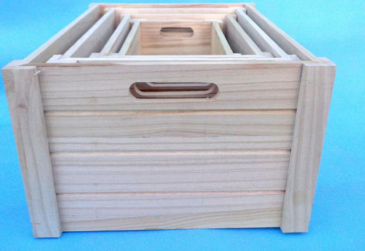 Home Decorative Wooden Crafts Gift Crates Book Storage Crate Box