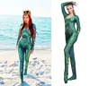 Movie Mera cosplay Same Outfit Fish Scales Bodysuit Halloween cosplay costumes Adult/Kids