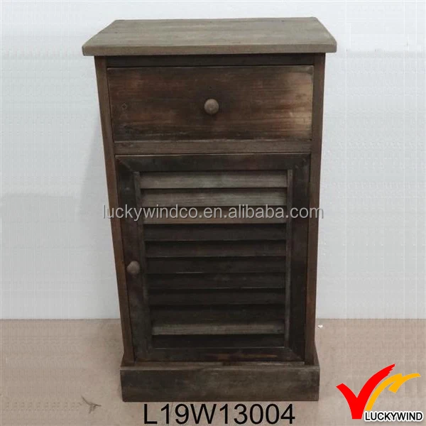 French Style Antique Wood Shabby Chic Bedside Cabinet Buy Shabby