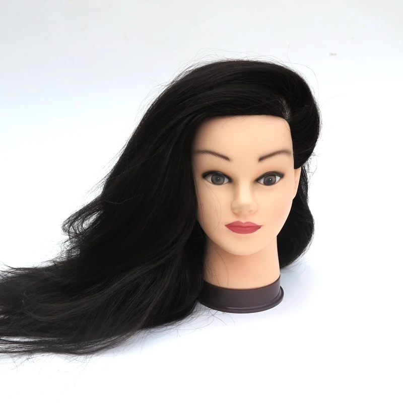 Wholesale Cheap Natural Hair Brown 14 Inch Training Mannequin Head