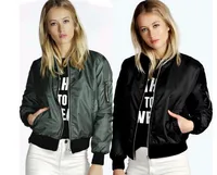 Spring Autumn Women Lady Thin Jackets Stand Collar Slim Fit Outerwear wholesale Long Sleeve Casual Basic Bomber Jacket
Spring Autumn Women Lady Thin Jackets Stand Collar Slim Fit Outerwear wholesale Long Sleeve Casual Basic Bomber Jacket