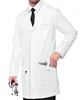 Men White Medical Lab Coat Designs With Tablet Pockets