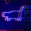 Custom made neon acrylic sign 3d cat rope lamp advertising led neon sign bar neon sign