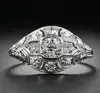 2013 New Platinum and Diamond Edwardian Early-Art Deco Engagement Ring
