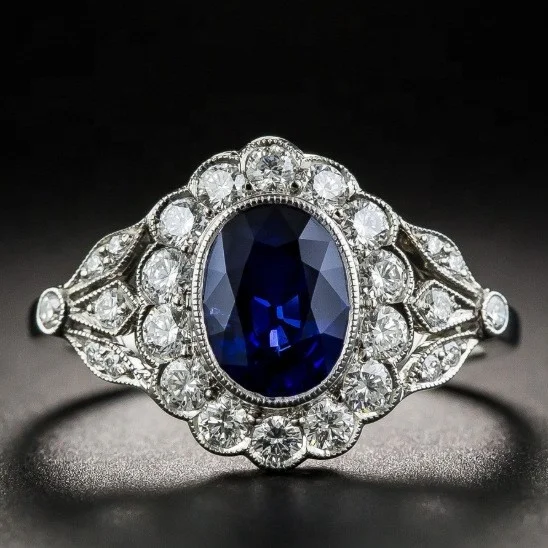 Blue Cubic Zirconia Antique Ring Vintage Flower Promise Engagement Rings For Women Fashion Wedding Jewelry Accessories
Blue Cubic Zirconia Antique Ring Vintage Flower Promise Engagement Rings For Women Fashion Wedding Jewelry Accessories