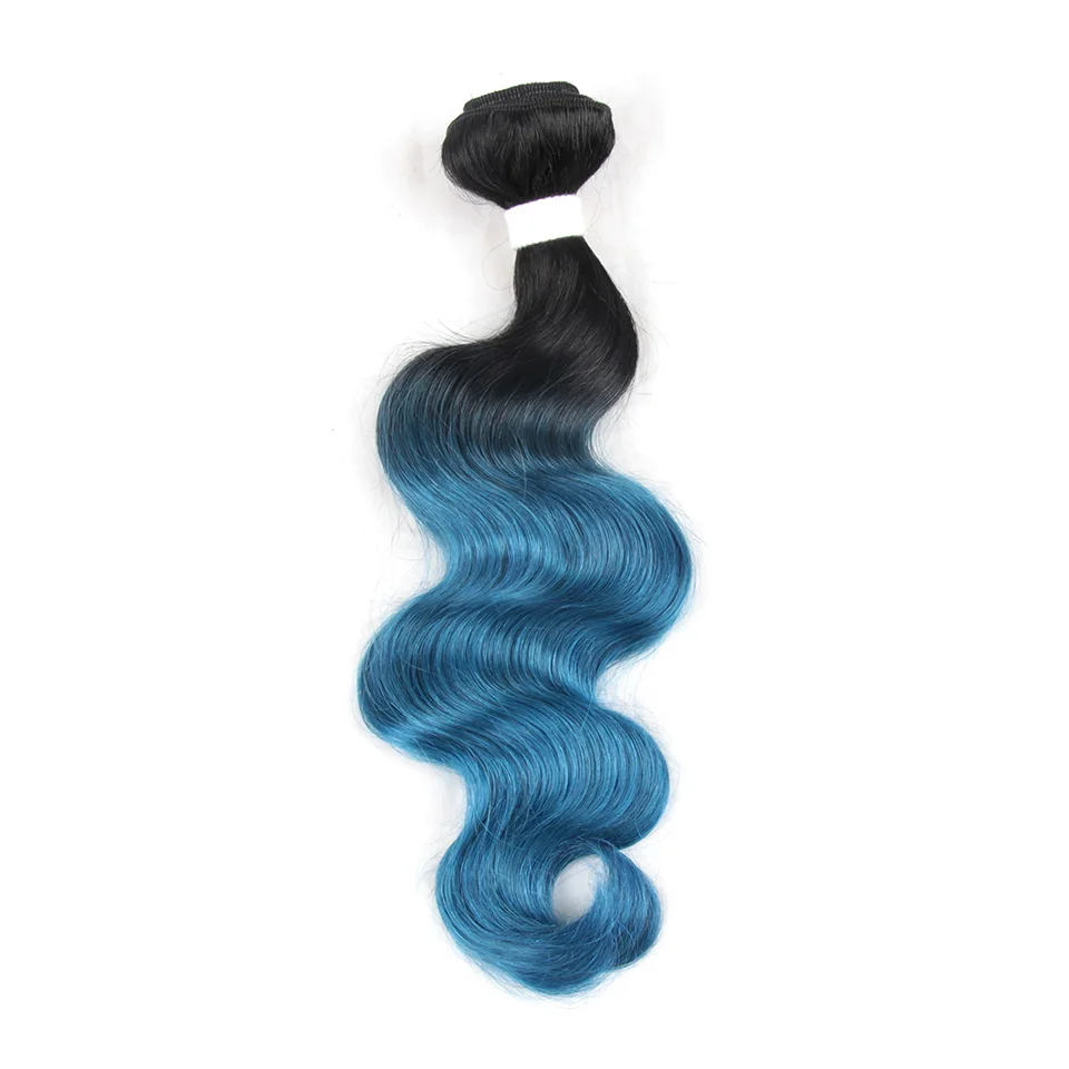 Lsy Wet And Wavy Sew In 100 Percent Human Hair Two Tone Ombre