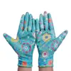 ZMSAFETY 13G Nitrile Coated Floral Garden Gloves Women Ladies Ultra Light Garden Genie Gloves For Horticultural Work