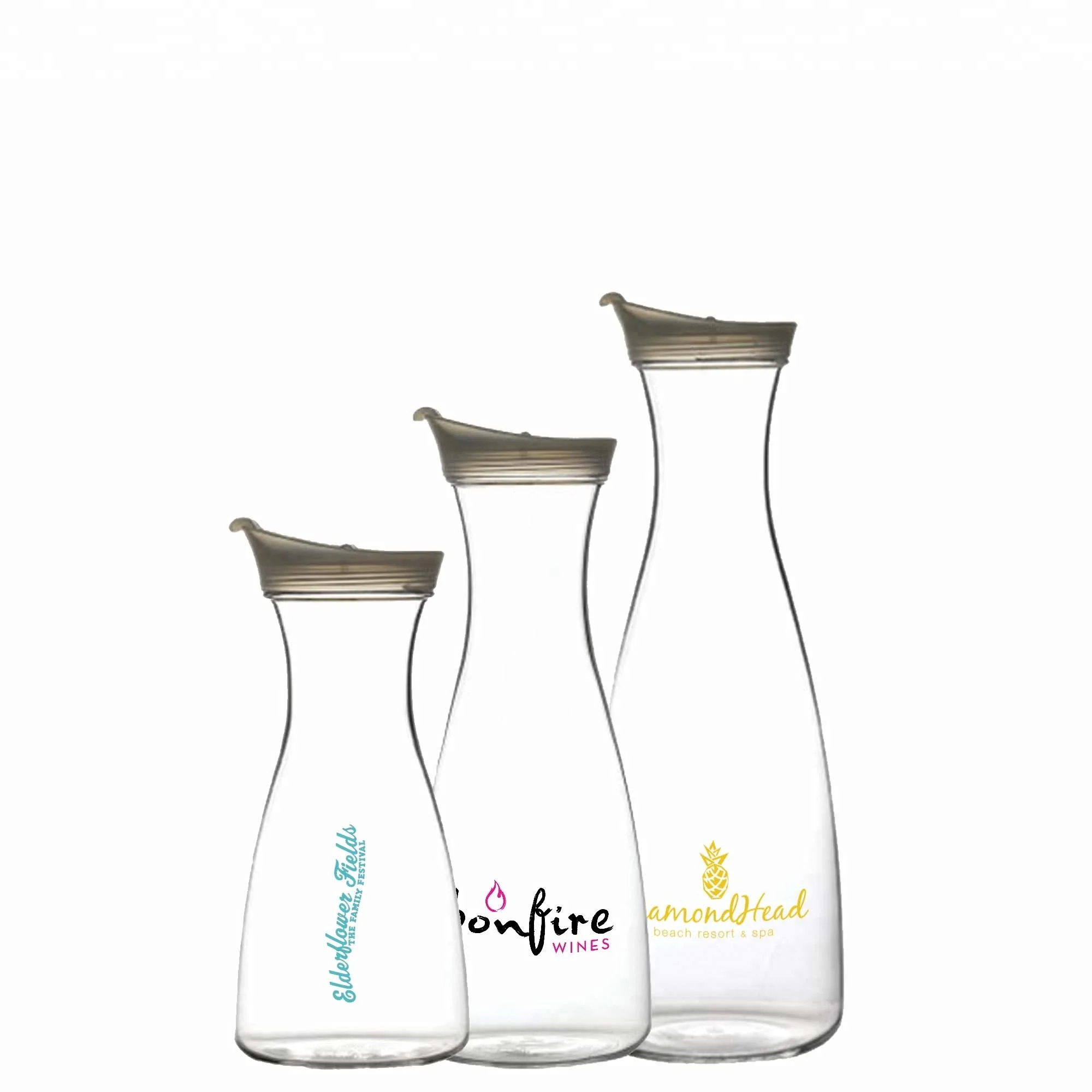 Wine Carafe Decanter Dispenser Pitcher for Wine Water Juice and other Beverages 32oz .