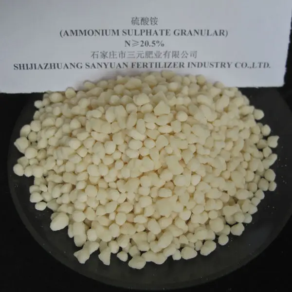 Nitrogen Fertilizer ammonium sulphate for Agricultural Grade caprolactam grade / steel grade