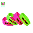 Promotional Gifts Logo Printed Custom Cheap Silicone Charm Bracelet wristbands hand band