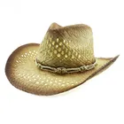 Wholesale summer casual breathable cap jazz women sunhat Heren Hombre straw hats and cap