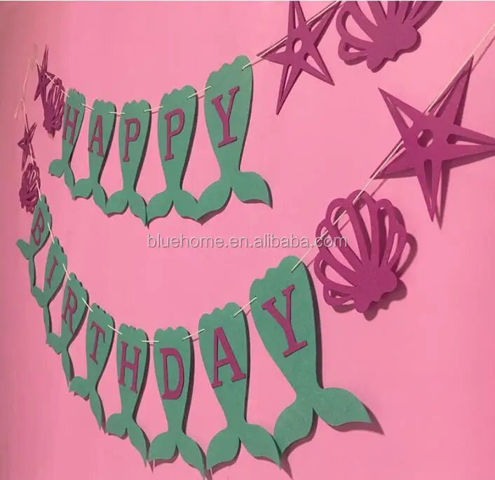alibaba hotsale mermaid party decorations for