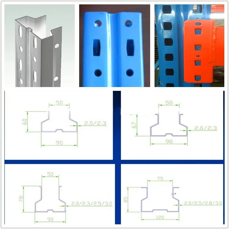 OEM Powder Coated 2500kg / Level Heavy Duty Storage Racks 2