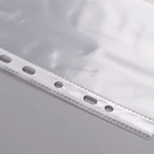 File Folder Waterproof Folder Customized Design A4 Pp Transparent Waterproof File Folder 11 Holes Sheet Protectors