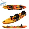 3 person Plastic sit on top 2+1 Seats Family fishing boat/ kayak wholesale