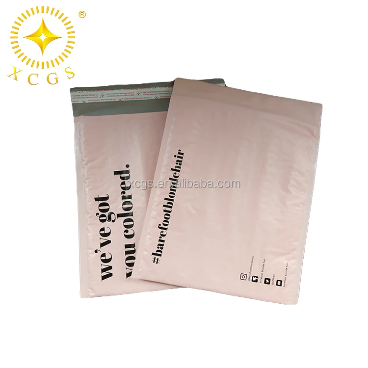 Custom Printed Logo Shipping Poly bubble Mailers padded Poly Bubble