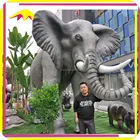 KANO0099 lifesize or custom fiberglass elephant sculpture for decoration