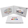 5inch, 7inch, 10inch Video Greeting cards customized video book LCD screen video brochure