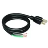 6 ft CETL approved SJT 14 gauge power supply cord