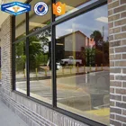 tempered unbreakable colored reflective building glass for window