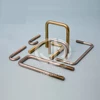 M6 Brass Types Of U Bolt Cable Pipe Clamp Machine