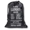 Customized Promotional Eco-friendly laundry bag non woven hotel laundry bag with logo
